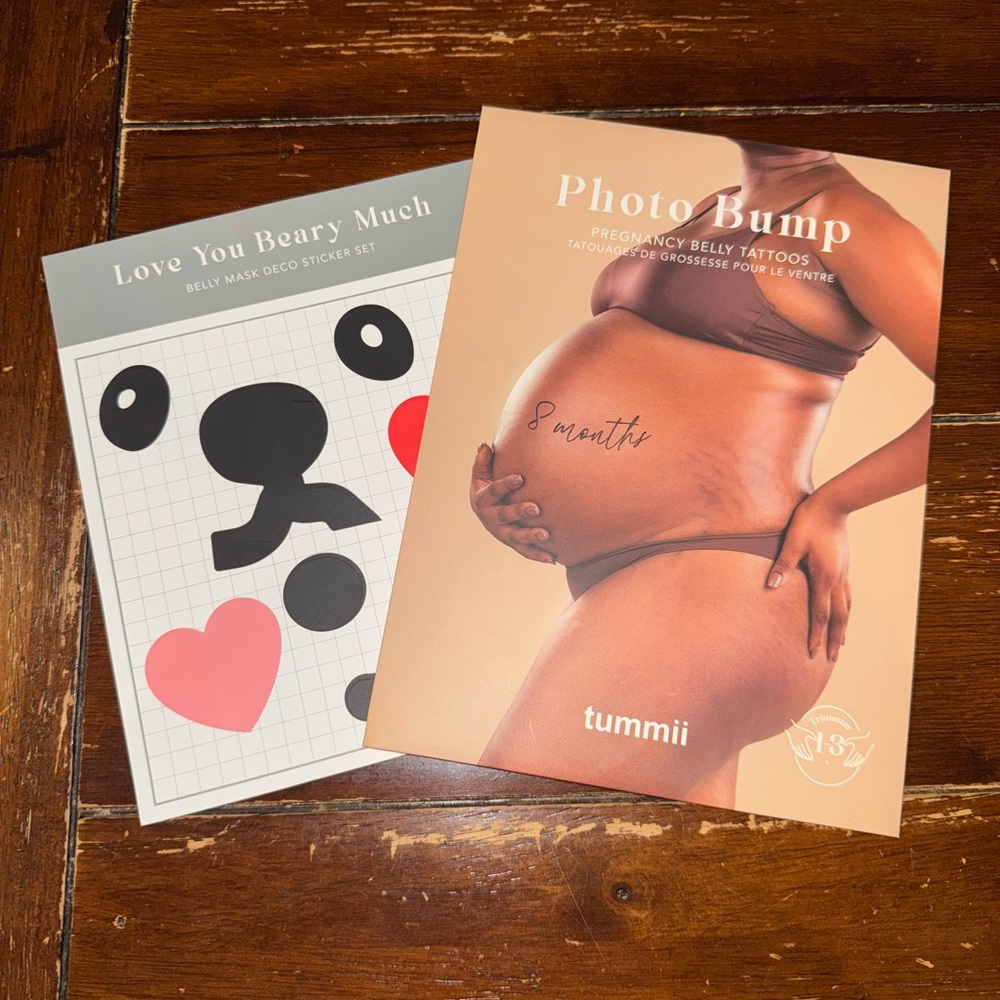 Tummii Pregnancy Belly Tattoos and Sticker Set